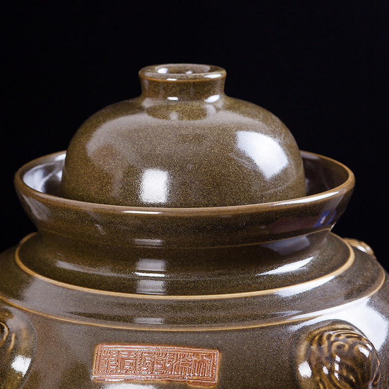 景德镇陶瓷泡菜坛大号家用咸菜酸菜坛子腌菜缸泡菜罐30 50 100斤,淘宝优惠券,粉丝福利购,淘宝优惠卷