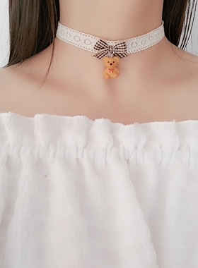 choker蕾丝萌妹风学生项链