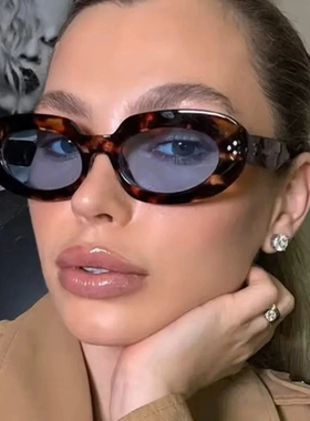 甜酷欧美复古墨镜防紫外线高级感