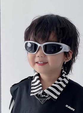 防晒运动骑行嘻哈儿童工业风墨镜
