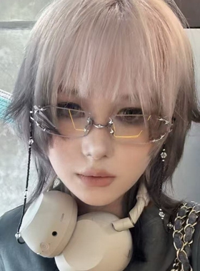 韩系时尚个性无框金属防紫外线潮