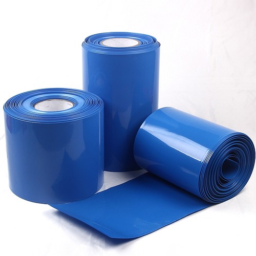 PVC锂电池组热收缩膜防水阻燃封装保护塑皮环保绝缘包装蓝色套膜 - 图2