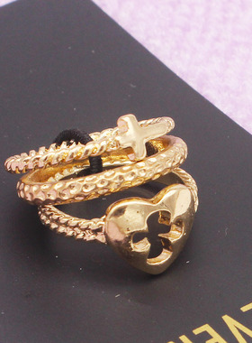 青岛欧美饰品骷髅戒指几何百搭