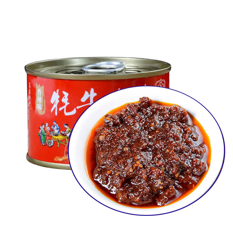 150X4罐滇品王云南特产耗牛肉酱香辣五香酱鸡枞松茸酱拌饭酱拌面-图3