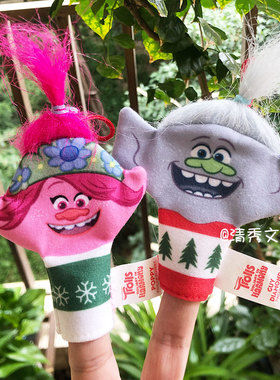 魔发精灵手指娃娃布艺包包挂件