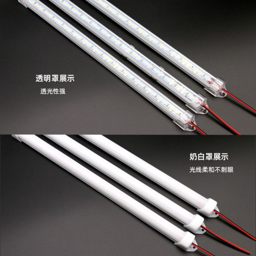 led硬灯条12v2835贴片超亮长条灯橱柜展示柜车用防尘防雾照明灯管 - 图2