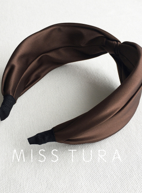MissTura交叉打结顺滑面料发箍