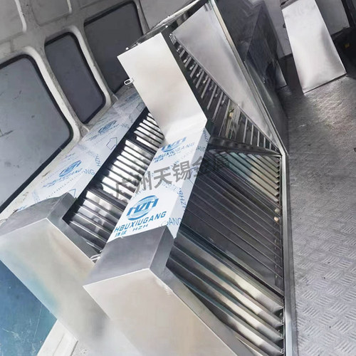 不锈钢油烟罩商用排烟罩酒店厨房集烟罩饭店大吸力抽油烟机罩定制 - 图2