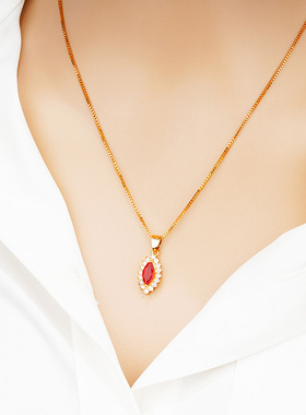 水晶锆石手链欧美耳饰18k黄金