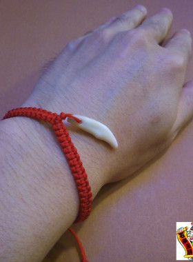 手工编织婴儿男女款黑狗牙