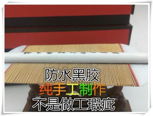 常州梳篦厂A09细竹篦子虱子超密齿木梳子加密去头皮屑异物儿童 - 图1