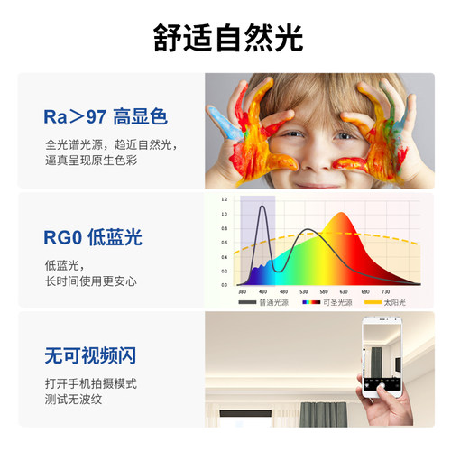 全光谱cob灯带led灯条客厅吊顶低压24v自粘氛围追光流水线型线性 - 图1