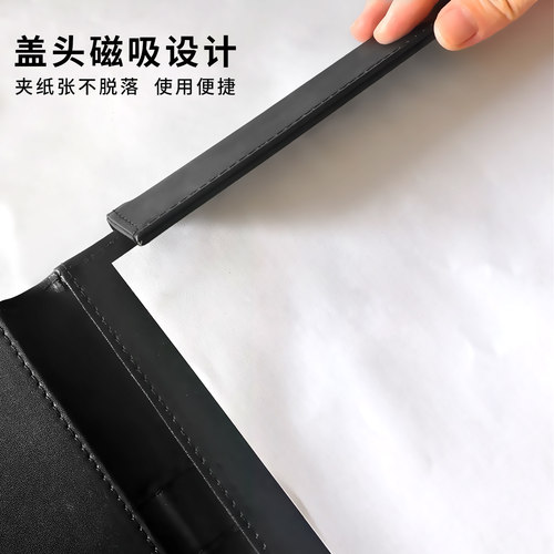 酒店客房服务指南商务经理夹文件夹餐馆收银夹账单夹皮会议垫板夹 - 图3