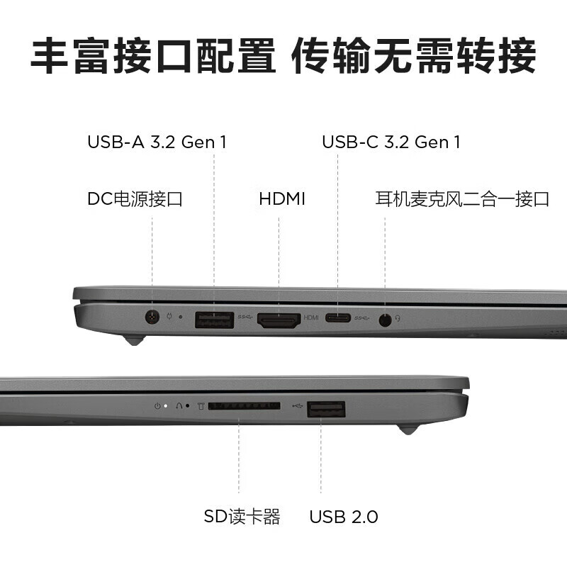 Lenovo/联想 IdeaPad 15S酷睿i5轻薄15.6英寸游戏设计办公笔记本-图3