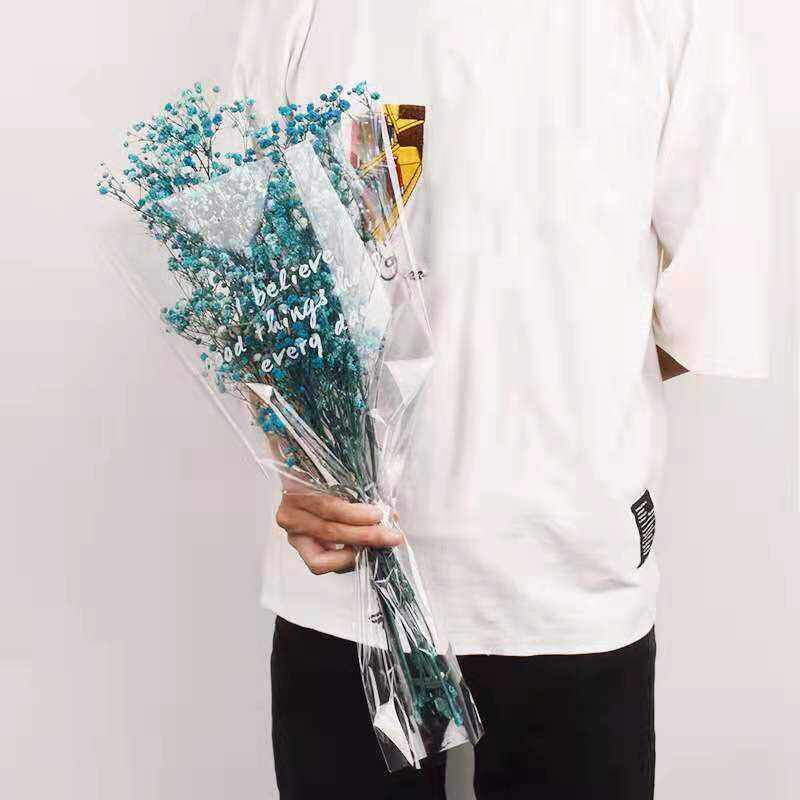 七夕情人节单支鲜花包装袋玫瑰花多支袋透明花束摆摊花艺包花材料,淘宝优惠券,粉丝福利购,淘宝优惠卷