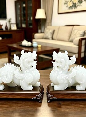 貔貅摆件皮丘一对招财聚