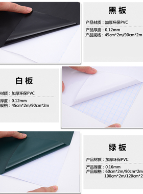 教学涂鸦环保加厚可擦写白板贴