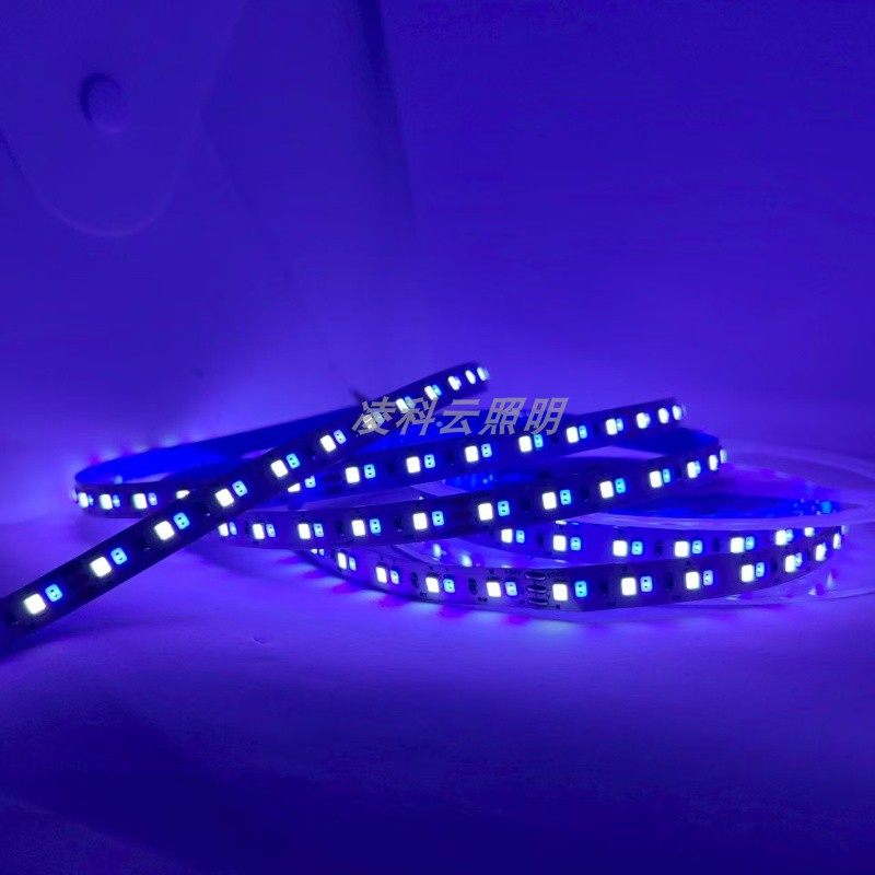 彩光双色24V2835裸板套管防水白蓝白光+蓝光双色LED灯带白色+蓝色,淘宝优惠券,粉丝福利购,淘宝优惠卷