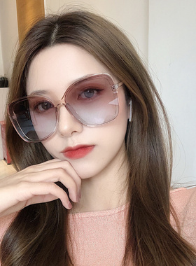 墨镜超大框黑色时尚风街拍太阳镜