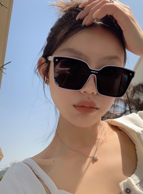 新款紫色大框显瘦太阳镜街拍防晒