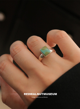 古董首饰vintage天然石