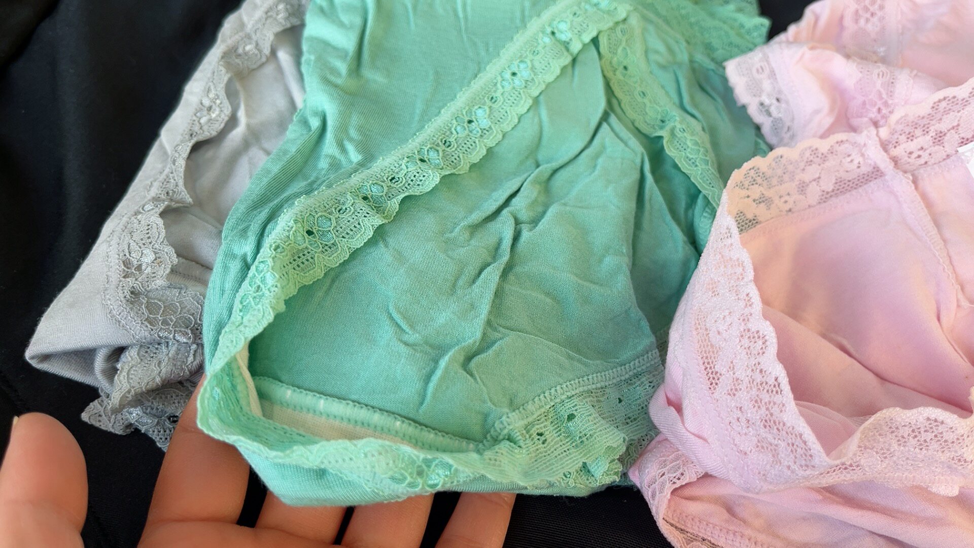 亏米清仓2025女内裤,好看!粉,绿,灰是浅色呀~美裤,女小内内
