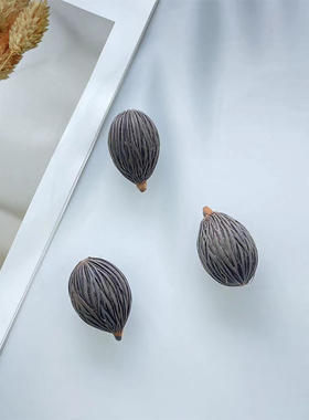 狐尾椰子 天然千丝果菩提子原籽挂件装饰吊坠DIY材料手作标本干花