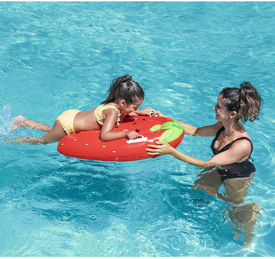 Children's fruit surfboard floating pool toy