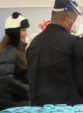 谷爱凌同款可爱熊猫帽子