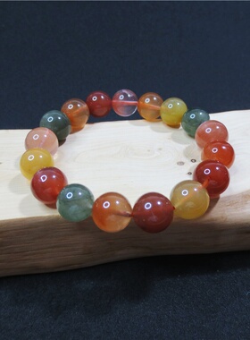 天然兔毛晶多宝手链手串单圈