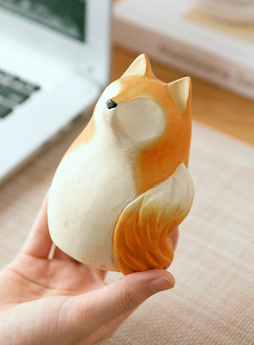 房子狐狸制品日式风手作车载木雕
