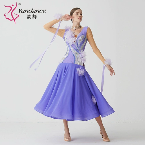 [Tailor -Made] Dhyme Dance Новые национальные стандартные современные танцевальные часы показывают форму, большие платья, танцы танцов