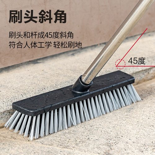台湾硬毛长柄地板刷户外卫生间淋浴房厨房阳台浴室洗地刷瓷砖刷子 - 图3