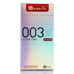 双一003透明质酸避孕套透薄安全套玻尿酸避孕套