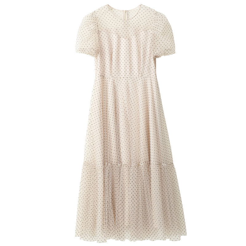 芭蒂娜网纱裙轻奢夏新款收腰连衣裙 芭蒂娜服饰连衣裙