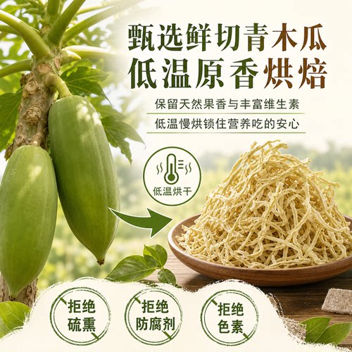 兔子零食木瓜丝排毛营养侏儒兔仓鼠豚鼠龙猫荷兰猪宠物磨牙零食 - 图0