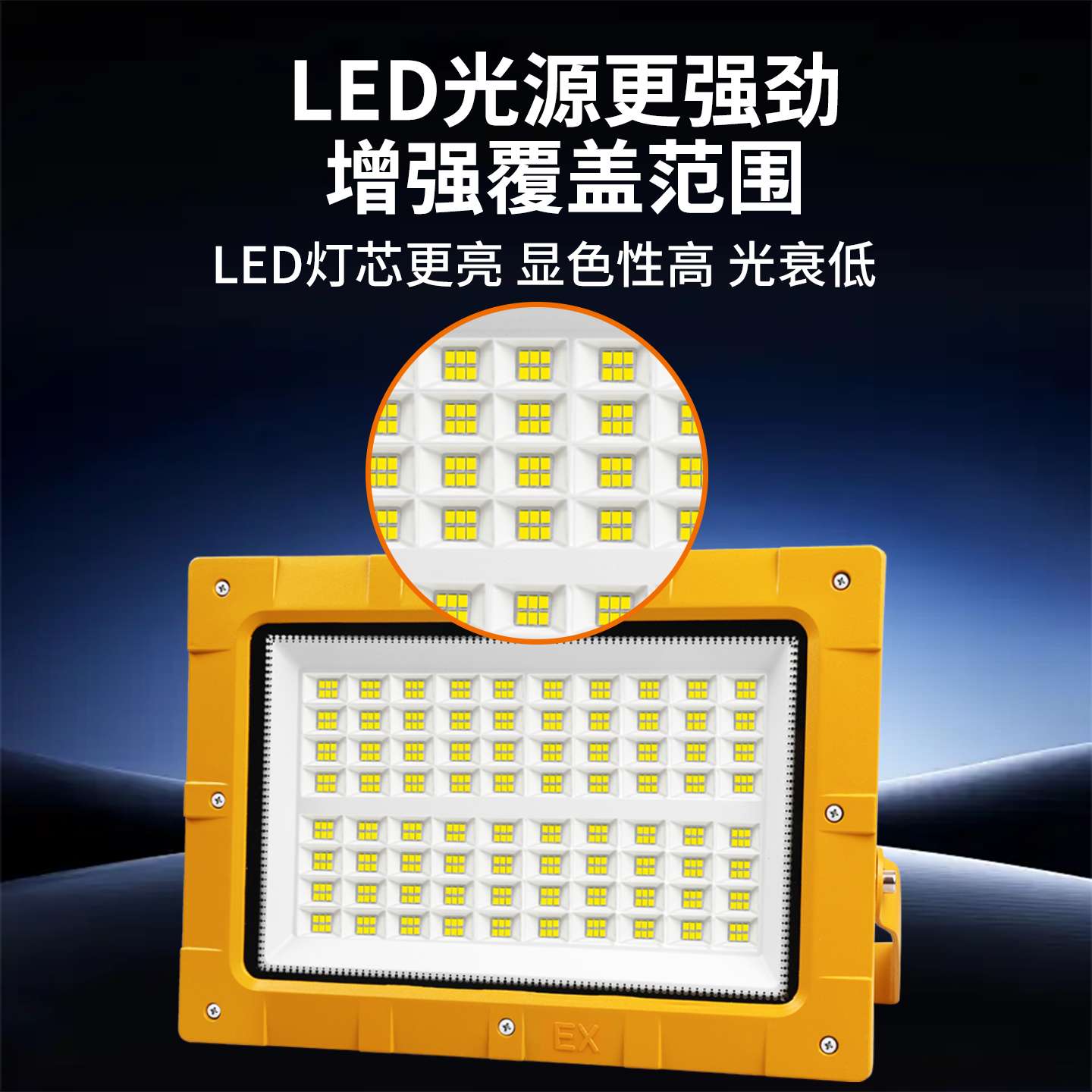 亚明LED防爆灯200w加油站仓库化工厂泛光灯车间耐高温厂房照明灯,淘宝优惠券,粉丝福利购,淘宝优惠卷