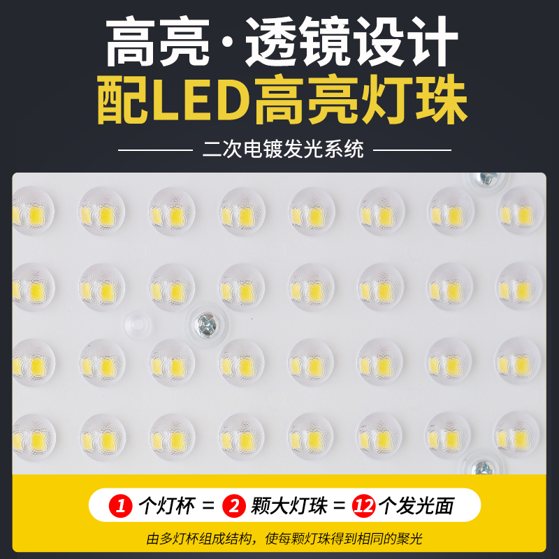 亚明led投光灯户外照明室外防水工地工程塔吊灯超亮强光探照射灯 - 图1