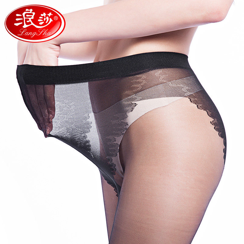 浪莎比基尼6双夏季长筒黑连裤袜 茹雅服饰短袜/打底袜/丝袜/美腿袜