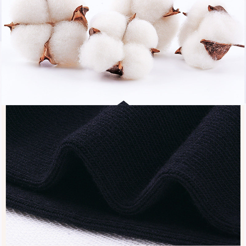 浪莎黑色纯棉春秋款防臭长筒中筒袜 茹雅服饰短袜/打底袜/丝袜/美腿袜