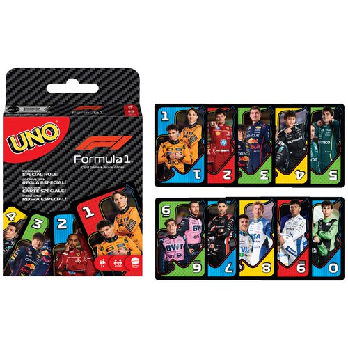 【新品上市】UNO F1赛车系列纸牌优诺卡牌多人桌游聚会游戏扑克牌 - 图3