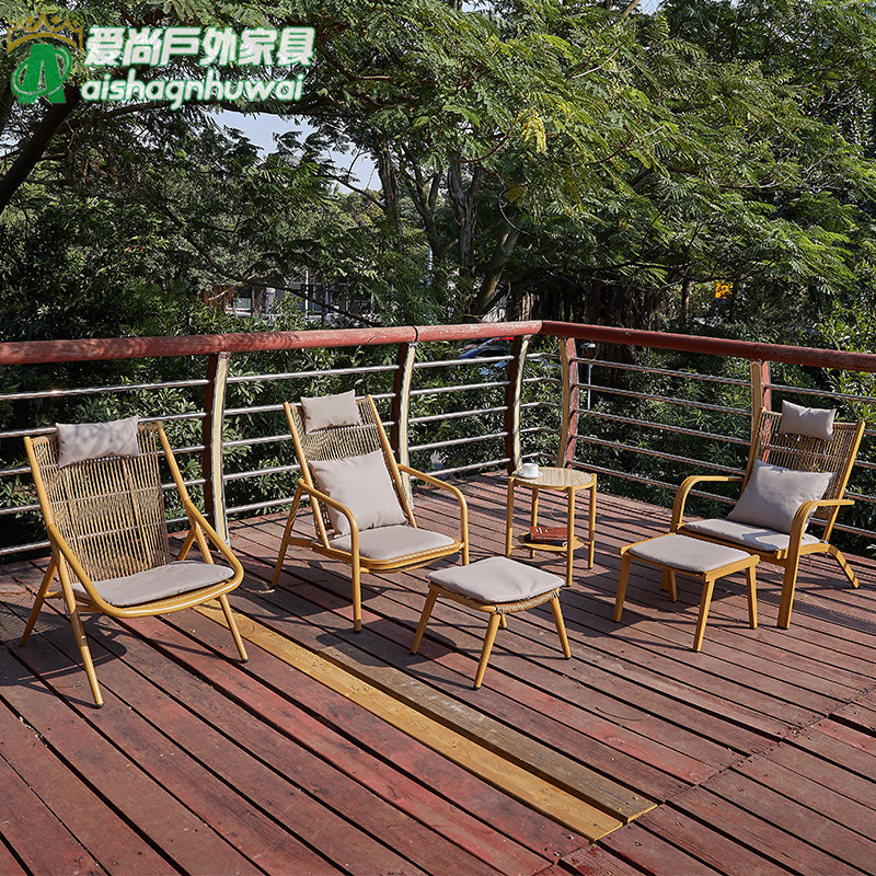 庭院户外简约逍遥椅室外夏季舒适休闲扶手椅北欧阳台成人久坐藤椅,淘宝优惠券,粉丝福利购,淘宝优惠卷