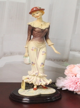 欧式出口乡村纯手工少女摆件客厅