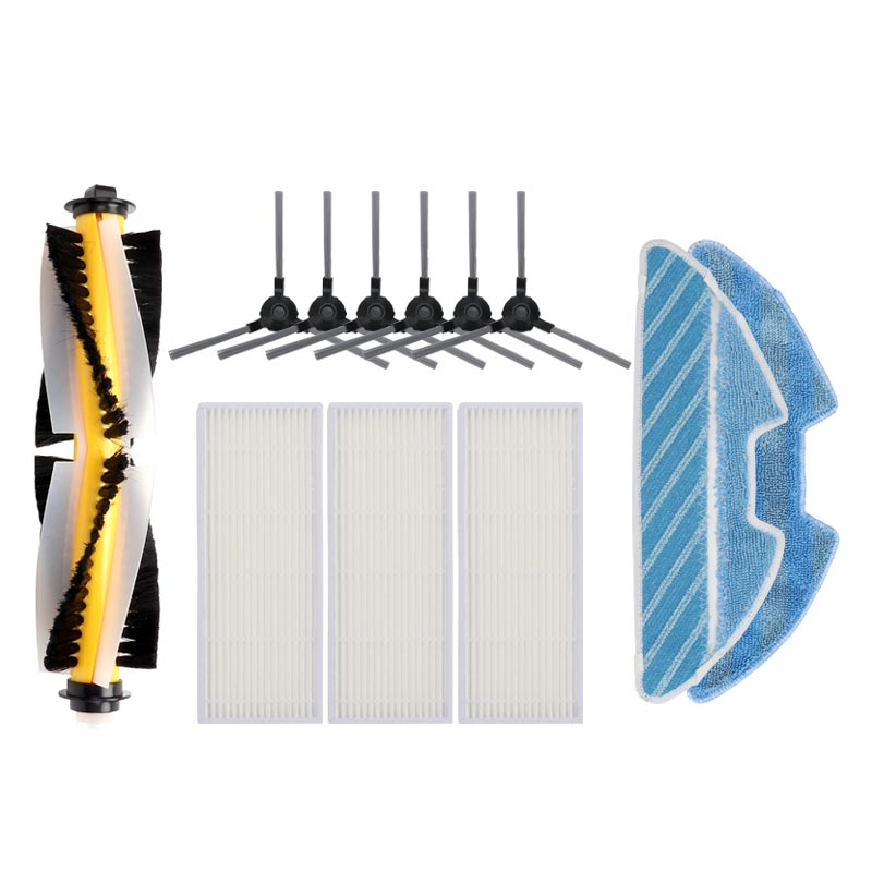 浦桑尼克扫地机器人配件VSLAM-811GB/911SE滚刷边刷海帕抹布滤网 - 图3