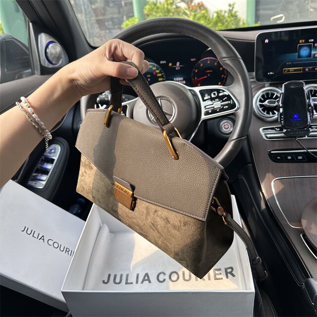JULIACOURIER frosted handbag ສີ່ຫຼ່ຽມມົນຂະຫນາດນ້ອຍສ່ວນຫຼຸດ