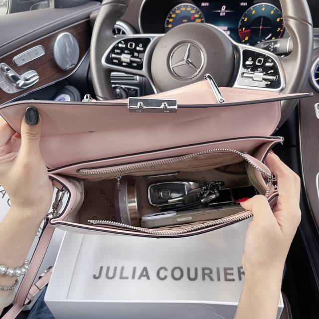 JULIA COURIER Mother Bag Versatile Contrast Color Small Square Bag Women's 2026 New Single Shoulder Crossbody Handbag
