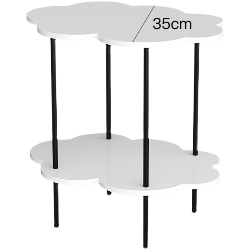 新款云朵小茶几ins沙发双层边几创意异形角几客厅家用卧室床头柜-图3