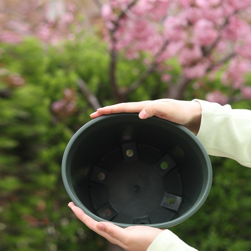 种绣球加仑花盆圆形塑料花盆月季树脂阳台养花种菜矮胖多肉花盆,淘宝优惠券,粉丝福利购,淘宝优惠卷
