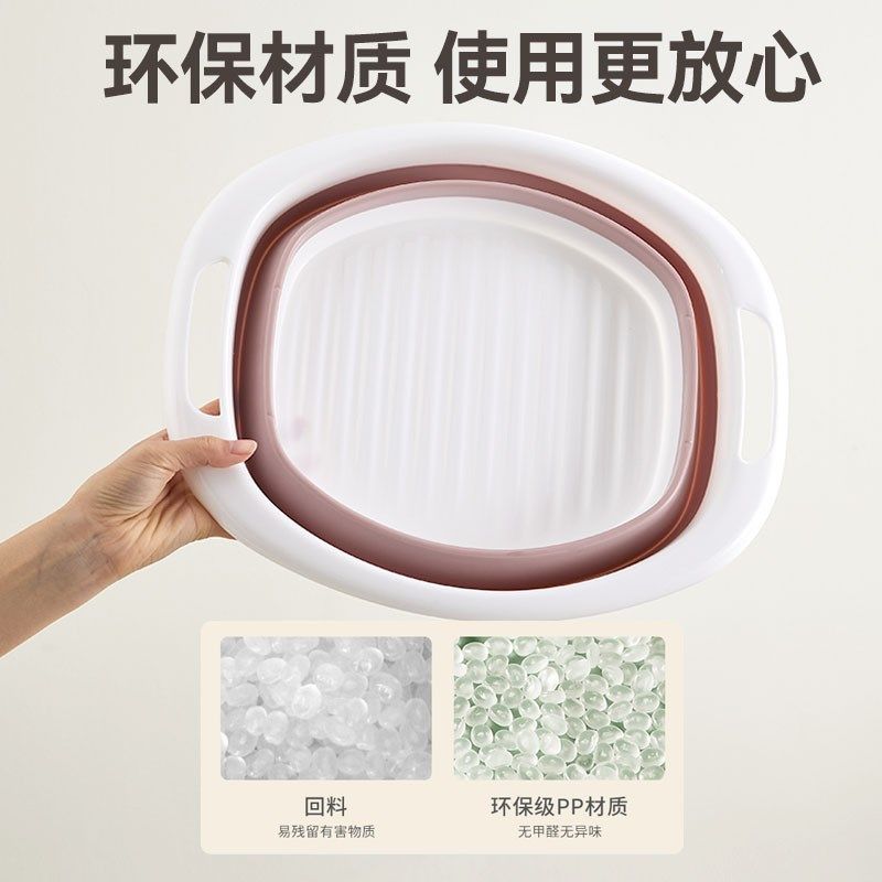 可折叠脸盆户外旅行便携式学生婴儿可挂式折叠盆洗脚洗衣洗菜盆,淘宝优惠券,粉丝福利购,淘宝优惠卷