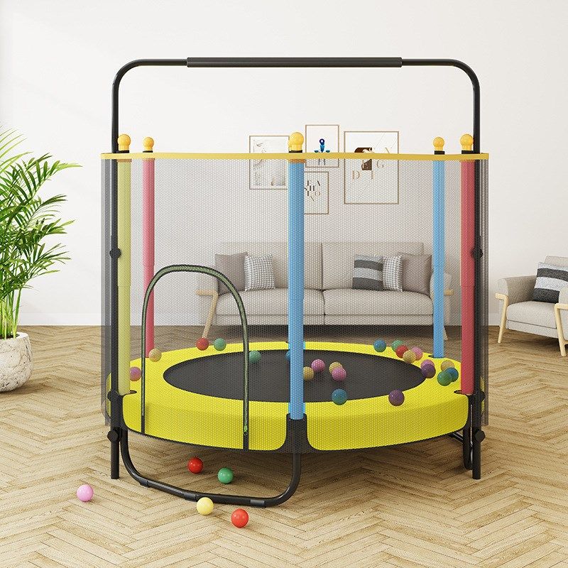 家用带护网儿童蹦蹦床室内外儿童玩具健身亲子互动圆形跳跳床,淘宝优惠券,粉丝福利购,淘宝优惠卷